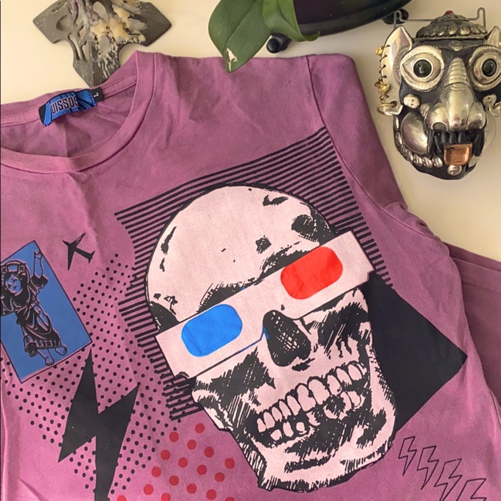 Skull & Bat Boy/KISS’ Gene Simmons Silkscreen Tee